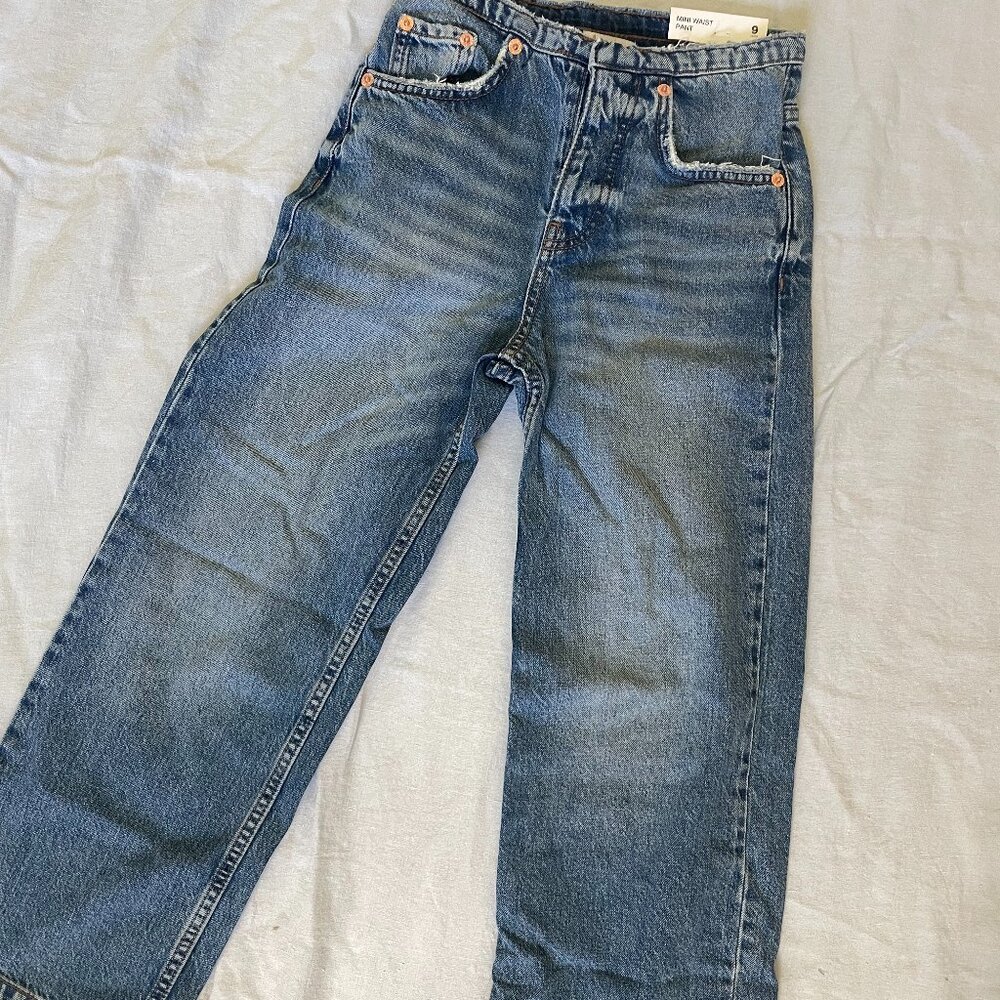 Girls wide leg Zara jeans Sz. 9